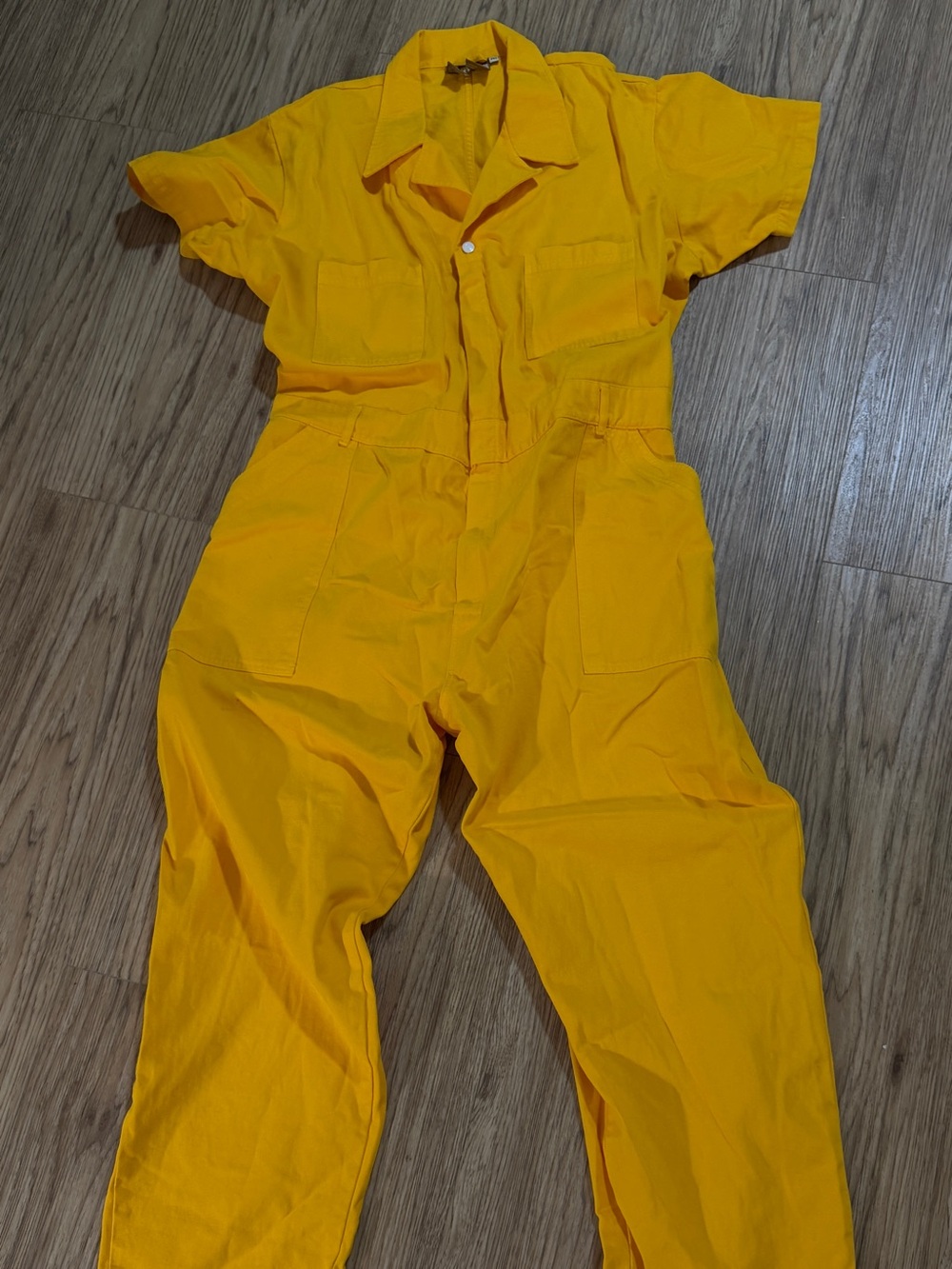Big Bud Press Yellow 2XL Short-Sleeve Jumpsuit